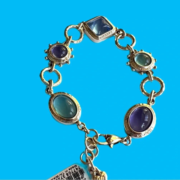 Brighton Jules Bracelet beautiful blue crystals.  Very elegant 
STYLE JF8853 - Picture 1 of 5